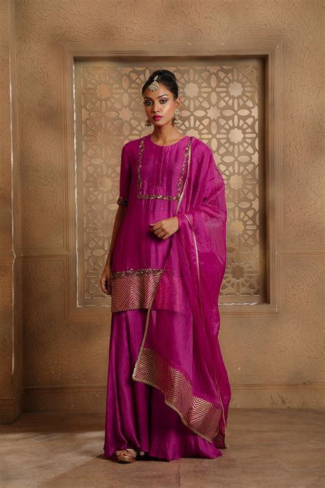 Magenta Noor Gota Garara Set – omanabyranjanabothra