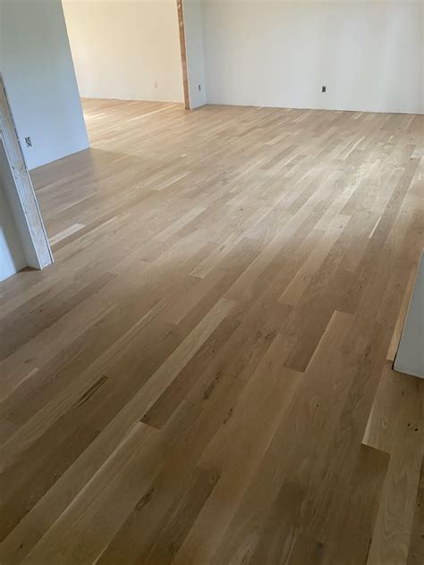 Some lovely 5” #2 white oak we recently installed : r/HardWoodFloors
