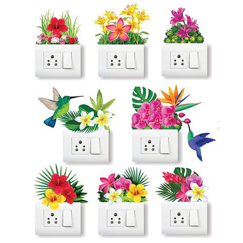 Buy Artway Switch Panel Stickers for Wall Love and Natural Theme - Pack ...