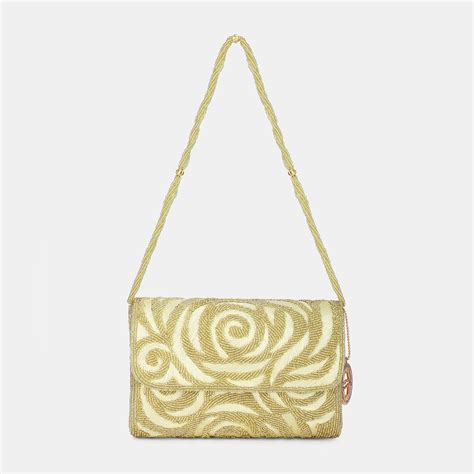 Lavie Luxe Gemmy Gold Medium Women's Flap Clutch – Lavie World