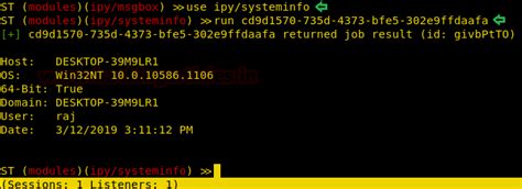 Command & Control: Silenttrinity Post-Exploitation Agent - Hacking Articles