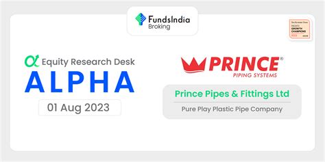 Alpha | Prince Pipes & Fittings Ltd. - Equity Research DeskInsights