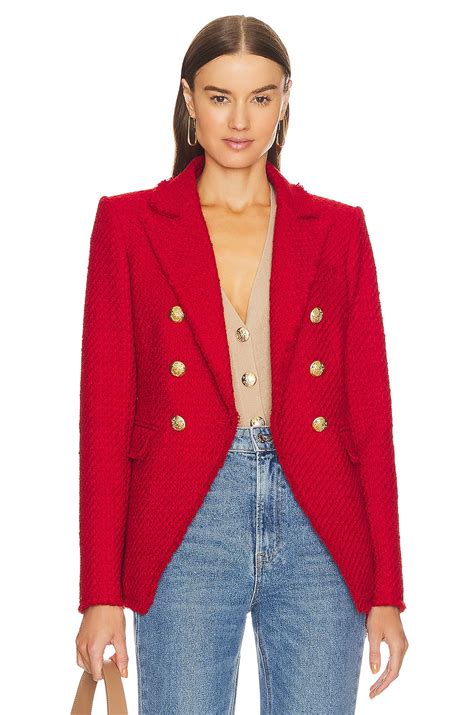 Veronica Beard Miller Dickey Jacket in Nantucket Red | REVOLVE