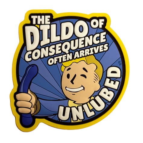 PatchPanel | The Dildo of Consequence patch + sticker