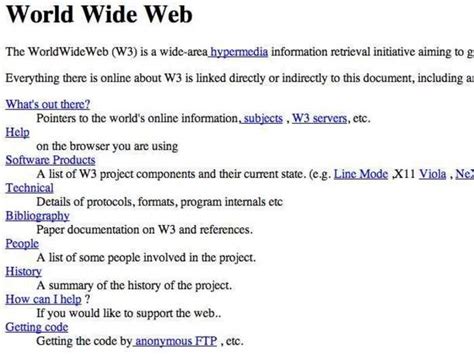 The World's First Web Page Is Back Online | Business Insider India