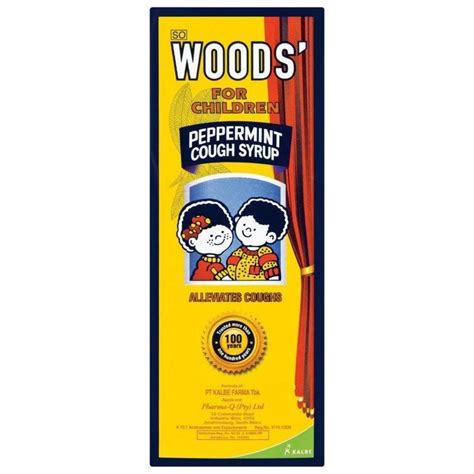 Woods For Children Peppermint Cough Syrup 50ml - Superb Hyper
