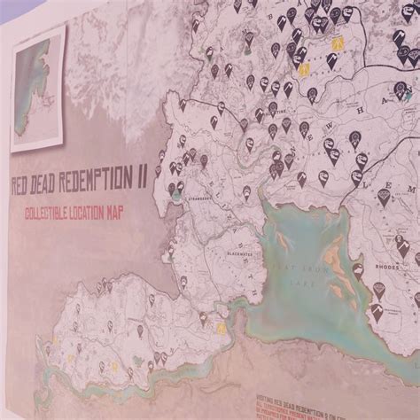 Image result for RDR2 Hidden Items Map