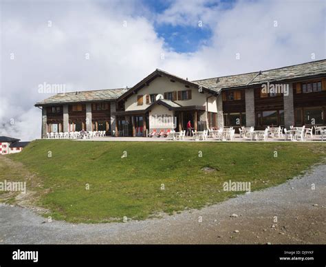 Restaurant at riffelberg ca 2500m elevation hi-res stock photography and images - Alamy