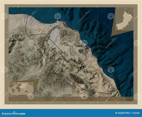 Muscat, Oman. High-res Satellite. Capital Stock Image - Image of country, province: 260281993