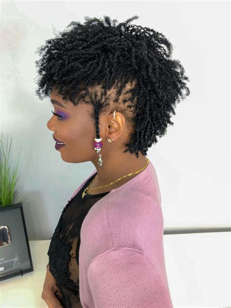 Loc Mohawk @kendraKenshay | Locs hairstyles, Sisterlocks styles updo ...
