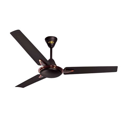 Khaitan Hi-Breeze Deco 1200mm Ceiling Fan BEE Star Rated (Smoke Brown ...