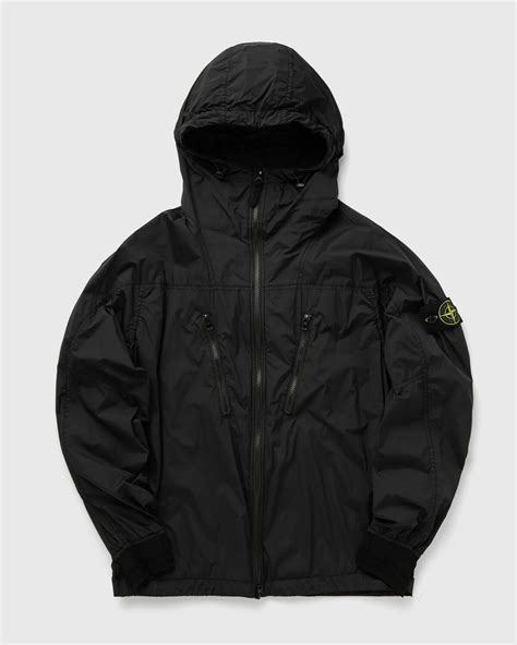 Stone Island Packable Jacket Black Windbreaker Stone Island
