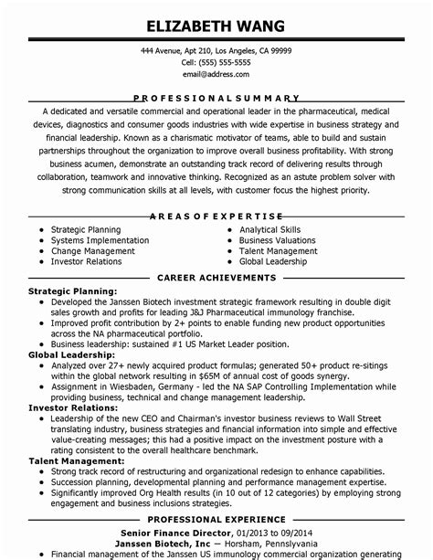 Healthcare Executive Resume Template