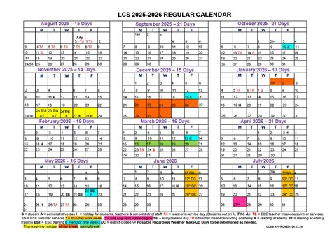 Leon County Schools Calendar 2025-2026 | Holidays