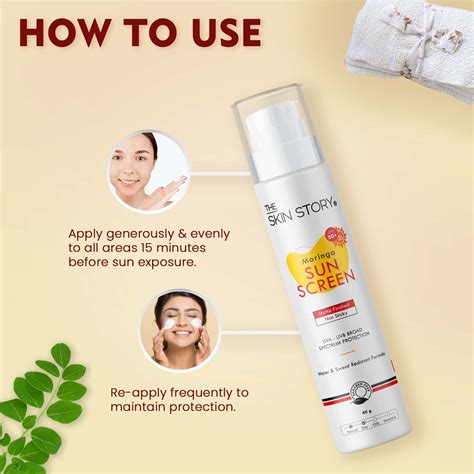 Buy THE SKIN STORY MORINGA SUNSCREEN SPF 50, 40G Online & Get Upto 60% ...