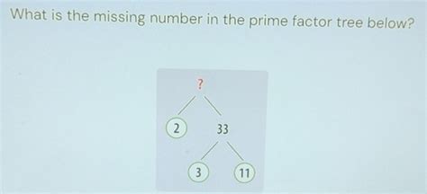 Image result for How Find Missing Numbers in Factor Tree