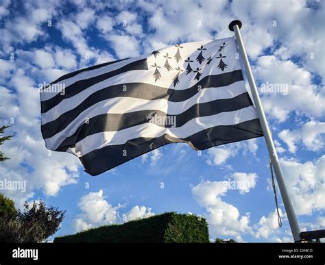 The flag of Brittany Stock Photo - Alamy
