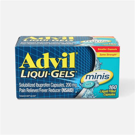 Advil Pain Reliever Fever Reducer Mini Liquid Gels