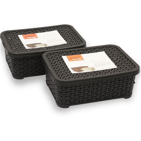 Jaypee plus Keep All with Cover Mini Pack of 2 Black : Amazon.in: Home ...