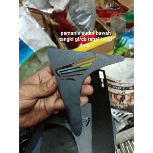 Jual PART PEMANIS SIKU RANGKA DEPAN CB GL100 BAWAH TANGKI MOTIP BAHAN ...