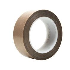 3M™ PTFE Glass Cloth Tape 5451, Brown, 1 1/2 in x 36 yd, 5.6 mil, 6 ea ...