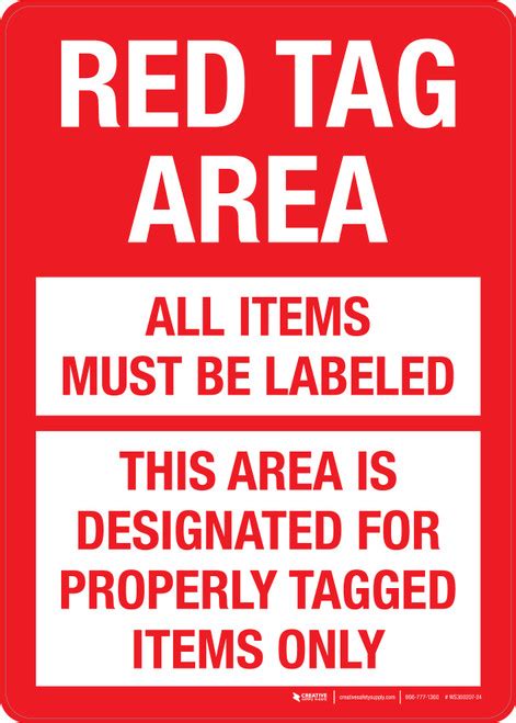 Image result for Red Tagging Items