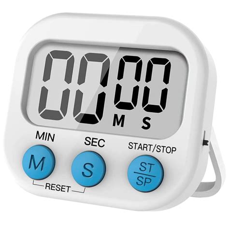 Magnetic Kitchen Timer Clock Digital Visual Timer Bright Display Count ...