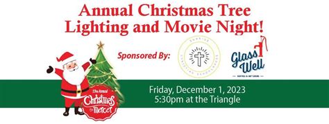 Annual Tree Lighting & Christmas Movie Night!, Veterans Memorial Park ...