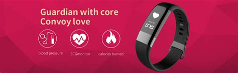 Utalife Smart Bracelet ECG Smart Wristband Blood Pressure Heart Rate ...
