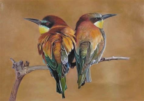 Beautiful Oil Paintings Of Birds