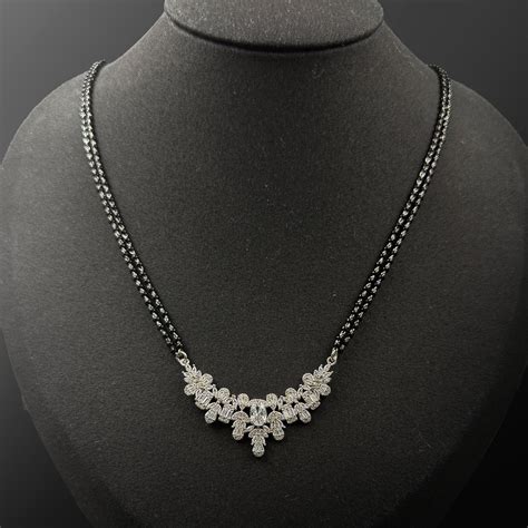 Buy Stylish Silver Mangalsutra Collection Online in India - ELFY - 925 ...