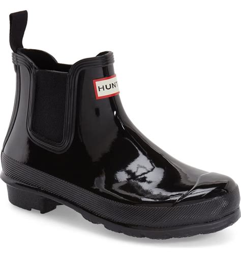 Hunter Original Gloss Waterproof Chelsea Boot (Women) | Nordstrom ...