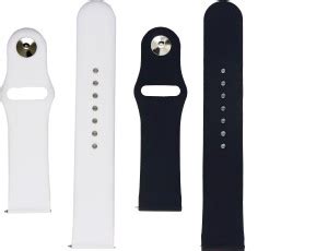 BLACK LOVIES 22 mm Soft Silicon Smartwatch Strap Compatible with Noice ...