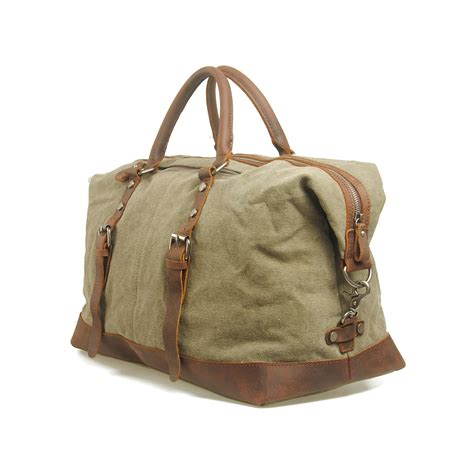 Canvas Duffle Bag // Army Green - OWNBAG - Touch of Modern