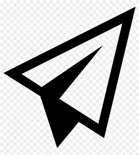Paper Airplane Symbol Comments - Paper Airplane Logo Png Clipart ...