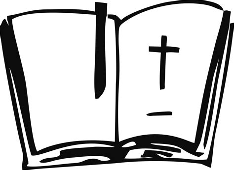 open holy bible. Bible sketch. Christian religion icons 15272549 Vector ...