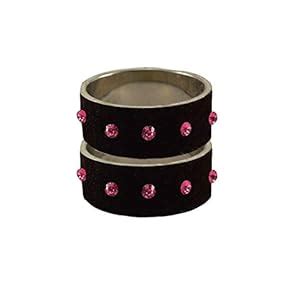 Buy Vidhya Kangan Bangle Set for Women (Dark Maroon) (ban10921-2.9) at ...