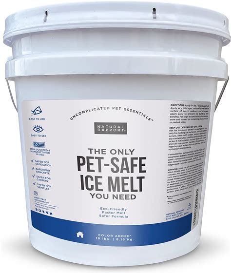 Amazon.com : AquaDoc Ice Melt Safe for Concrete - Snow Salt & Rock Salt for Snow, Calcium ...
