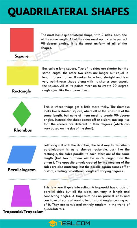 Parallelogram Shapes Names 的图像结果