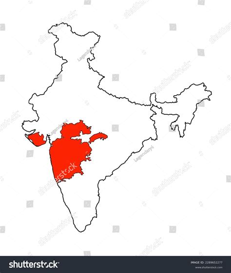 Deccan Traps Shown India Map: เวกเตอร์สต็อก (ปลอดค่าลิขสิทธิ์ ...