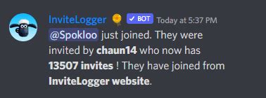 Image result for How to Use Invite Logger Bot