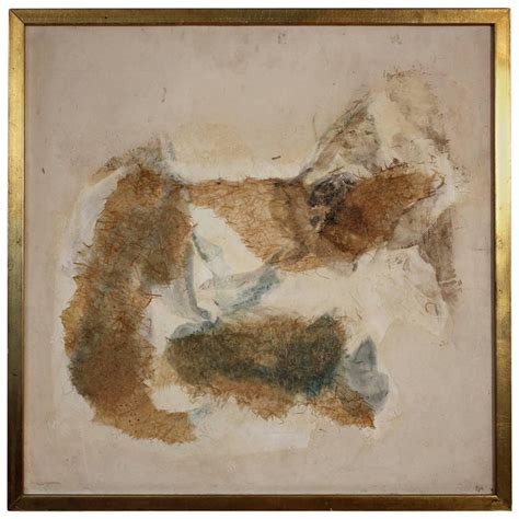 Margaret Ash Abstract, 1950s Mixed Media Art Painting For Sale at 1stDibs