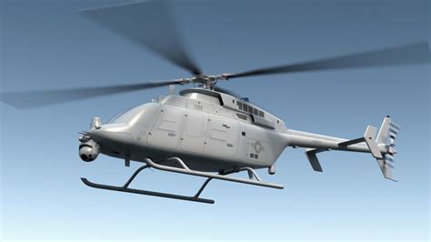 3D Northrop Grumman MQ-8C Fire Scout Unmanned Helicopter model | 3D ...