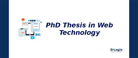 PhD Thesis Samples in Web Technology 2025| S-Logix