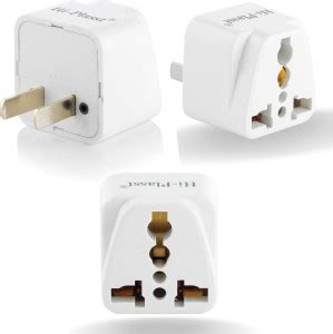 HI-PLASST (2pcs) Type-A India to USA Converter Plug Canada Power ...