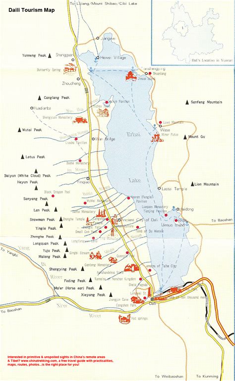 Map Of China Dali