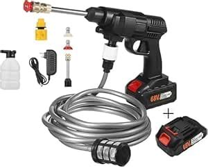 Bull 68V Portable Battery, Car Wash, Cordless Gun for Home Use for ...