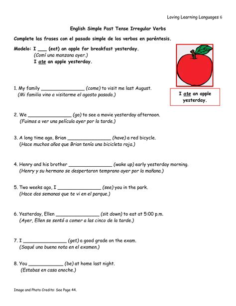 Inglés Para Hispanoblantes: English Simple Past Tense Irregular Verbs | PDF