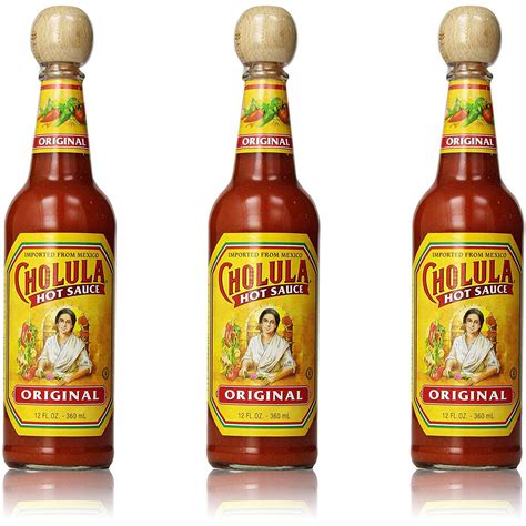 Amazon.com : Cholula Original Hot Sauce, 12 Fluid Ounces, Pack of 3 ...