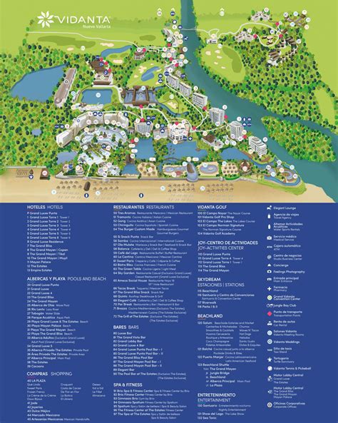 Resort Map | Grand Luxxe at Vidanta Nuevo Vallarta | Riviera Nayarit, Mexico